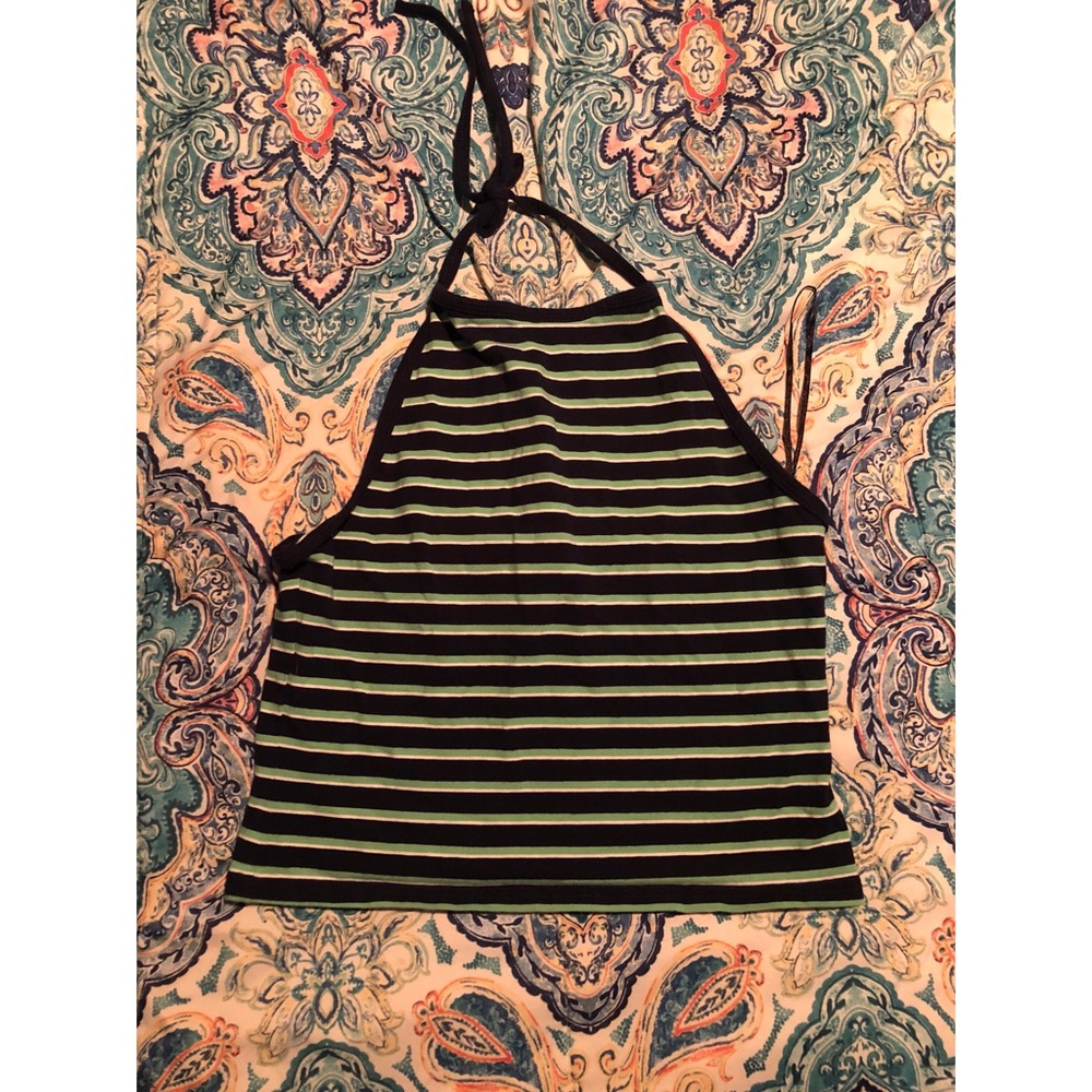 H&M Striped Halter top